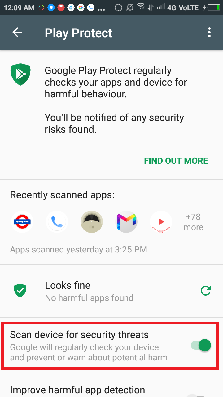 google play protect Rummy Khello